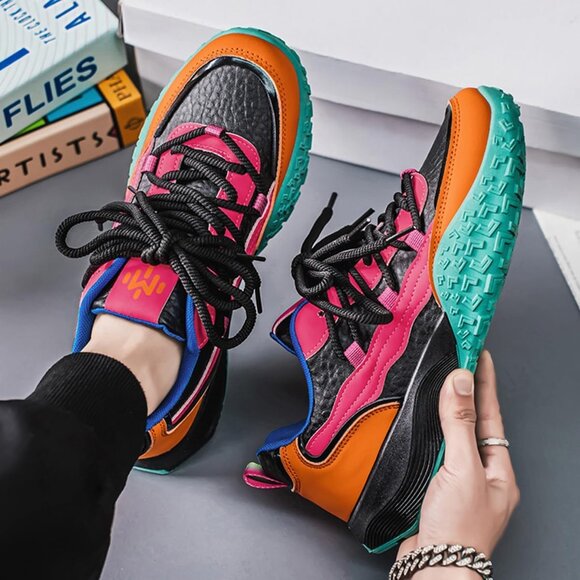 Chunky Sneakers for Women Men Water Resistant Comfort Stylish Shoes - Picture 7 of 9